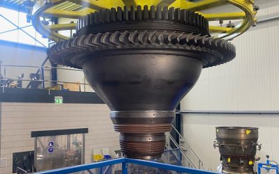 LM5000 HPT Rotor removal